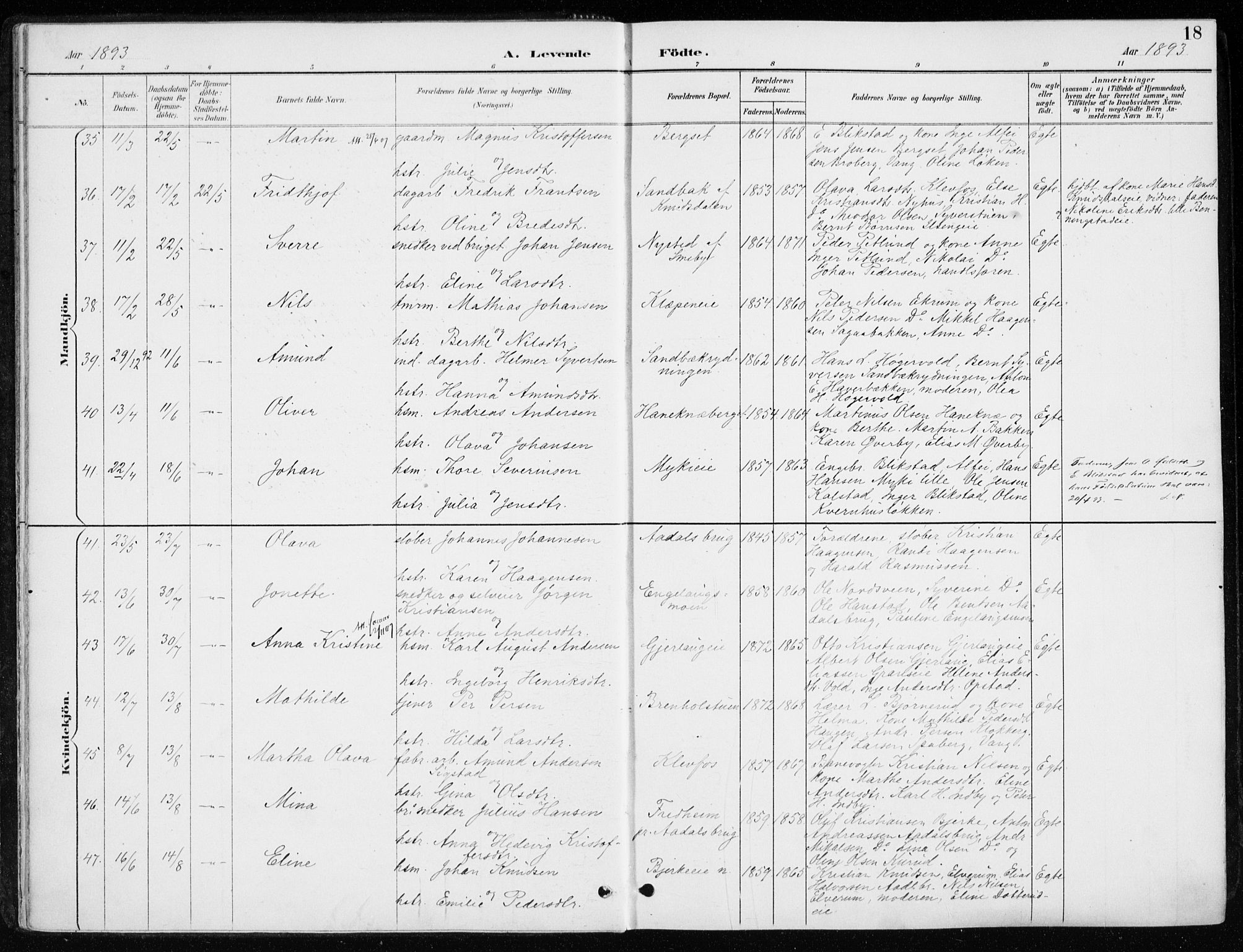 Løten prestekontor, AV/SAH-PREST-022/K/Ka/L0010: Ministerialbok nr. 10, 1892-1907, s. 18