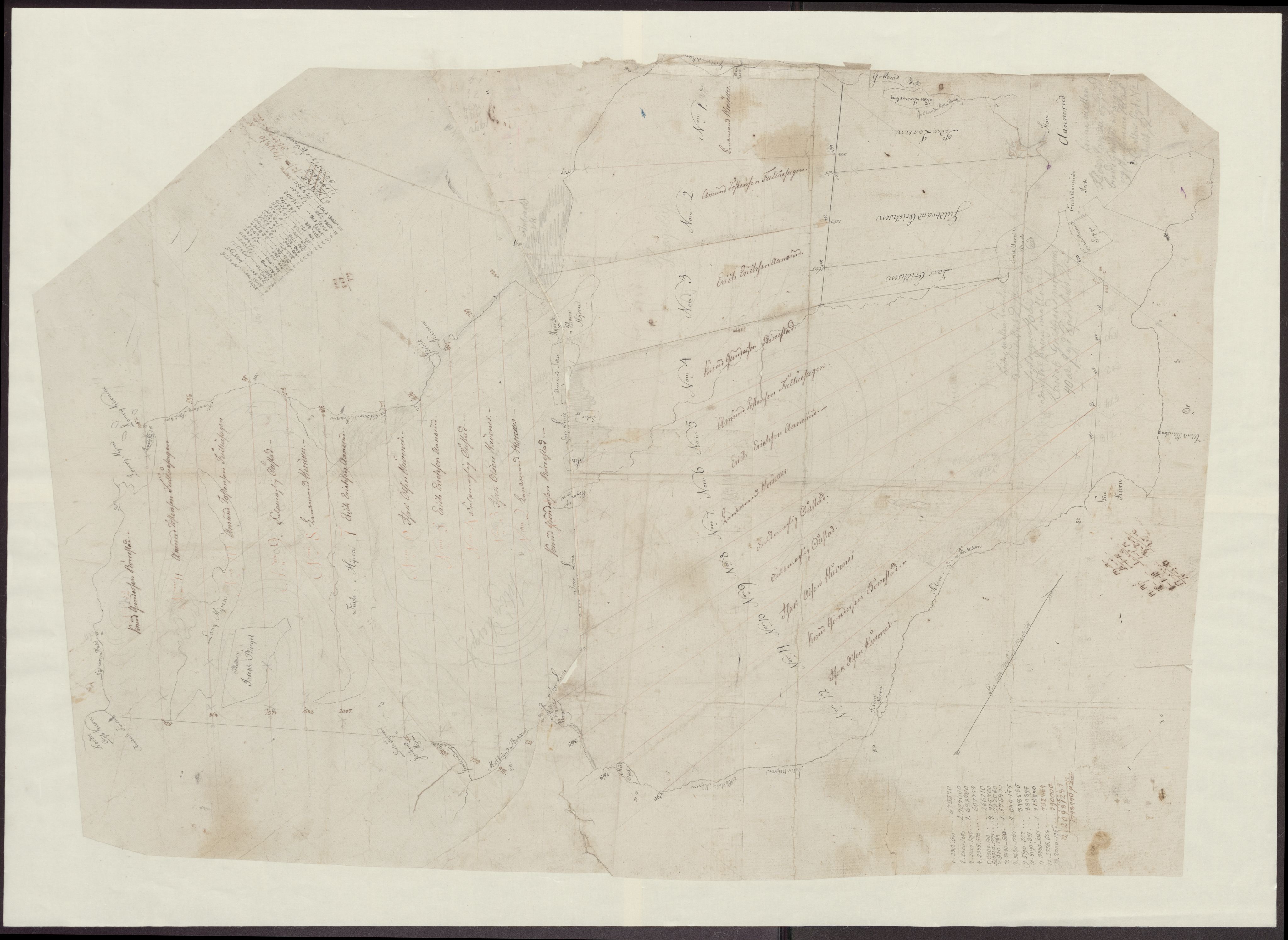 Kartsamlingen - Statsarkivet i Hamar, AV/SAH-KART-001/F/Fa/L0001: Kart, 1629-1992, s. 250