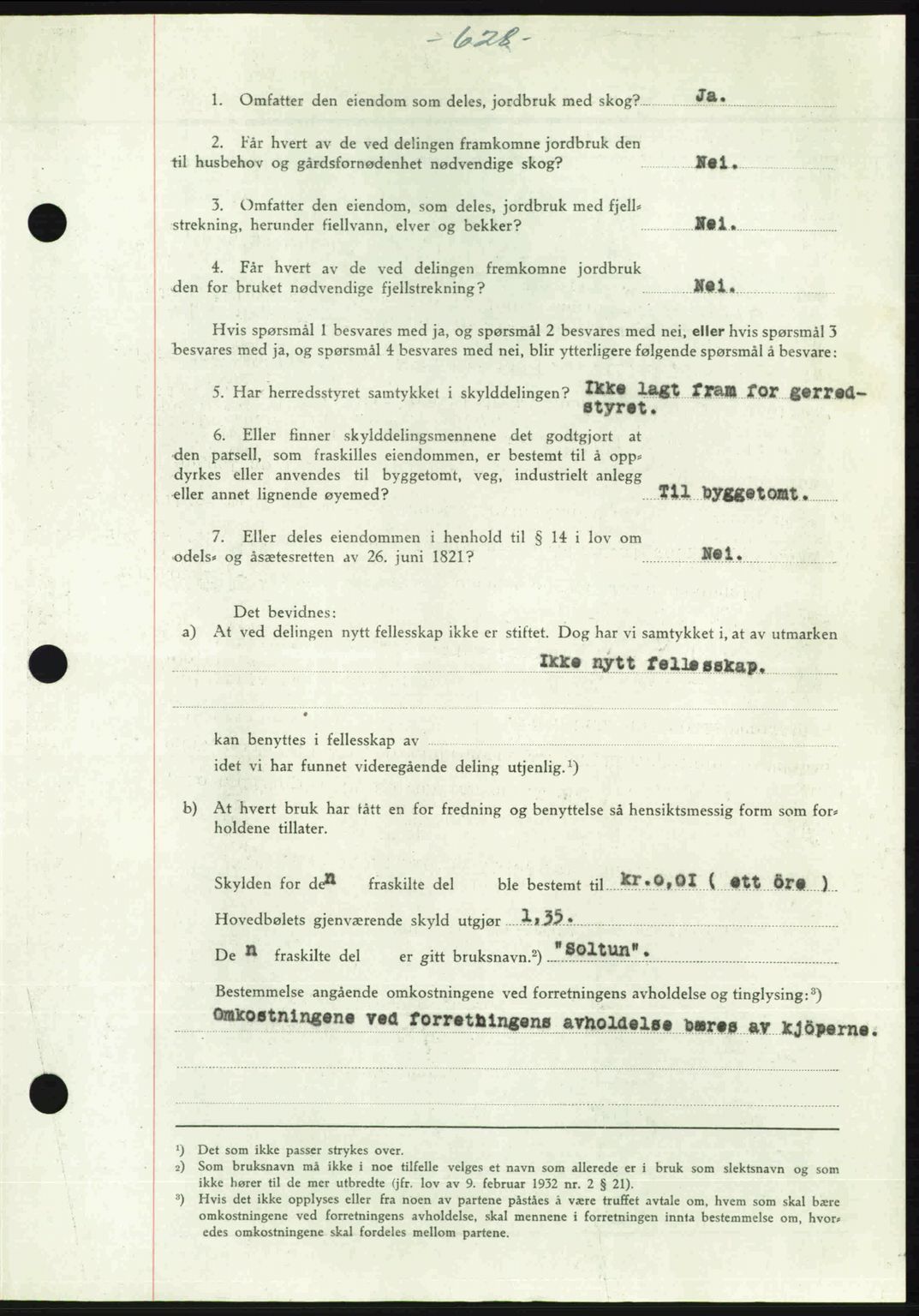 Gauldal sorenskriveri, SAT/A-0014/1/2/2C: Pantebok nr. A3, 1947-1947, Dagboknr: 720/1947