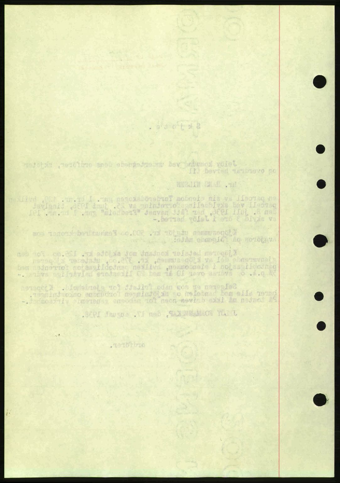 Moss sorenskriveri, SAO/A-10168: Pantebok nr. A4, 1938-1938, Dagboknr: 1784/1938