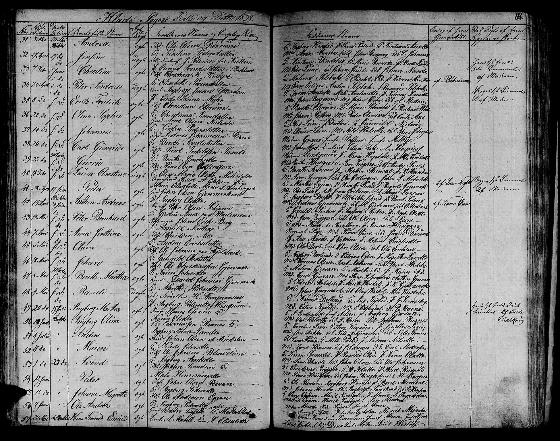 Ministerialprotokoller, klokkerbøker og fødselsregistre - Sør-Trøndelag, SAT/A-1456/606/L0286: Ministerialbok nr. 606A04 /1, 1823-1840, s. 126