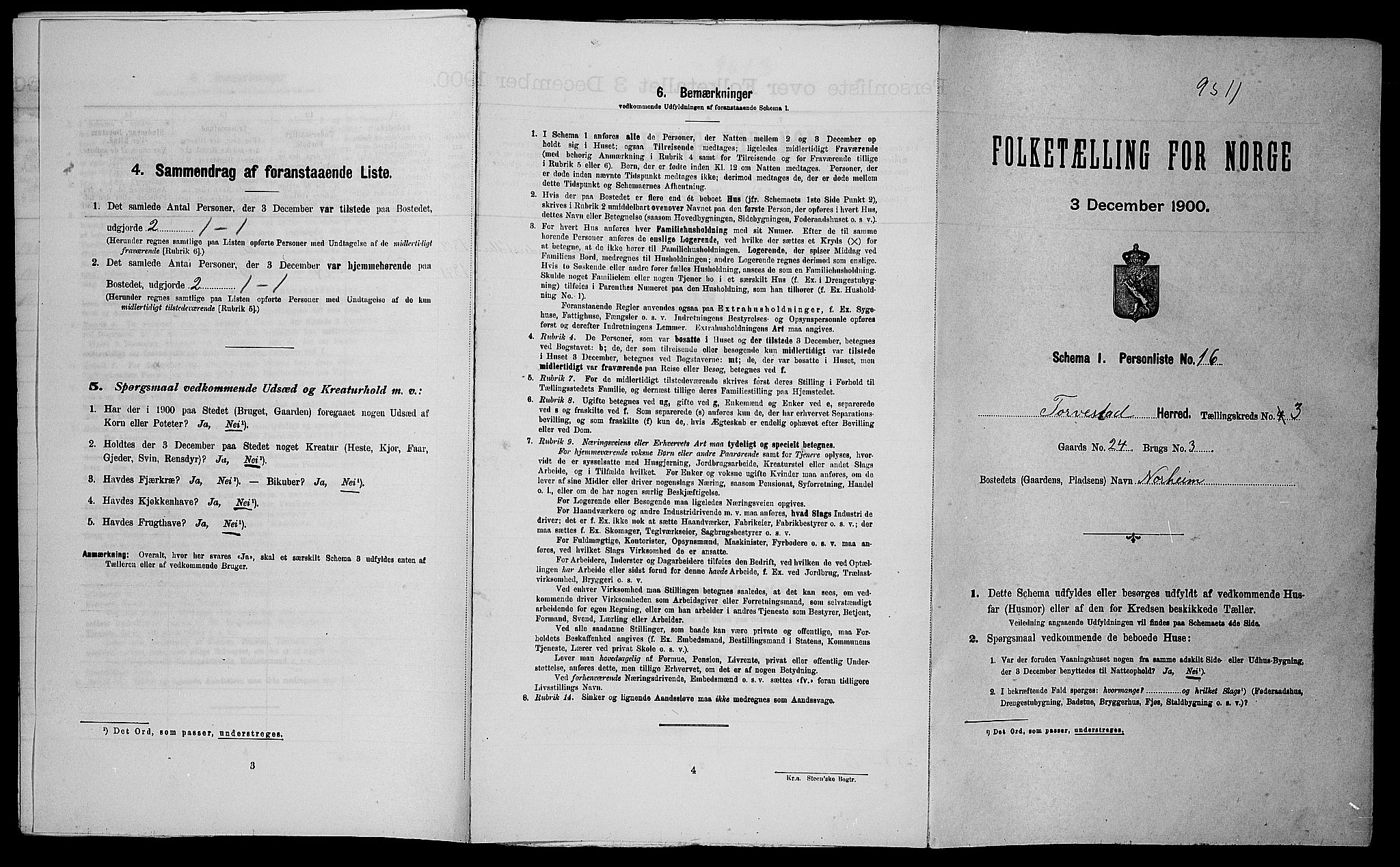 SAST, Folketelling 1900 for 1152 Torvastad herred, 1900, s. 471