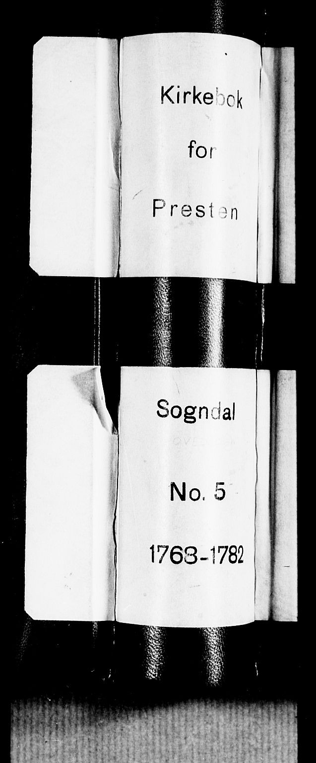 Sogndal sokneprestembete, SAB/A-81301/H/Haa/Haaa/L0005: Ministerialbok nr. A 5, 1768-1782