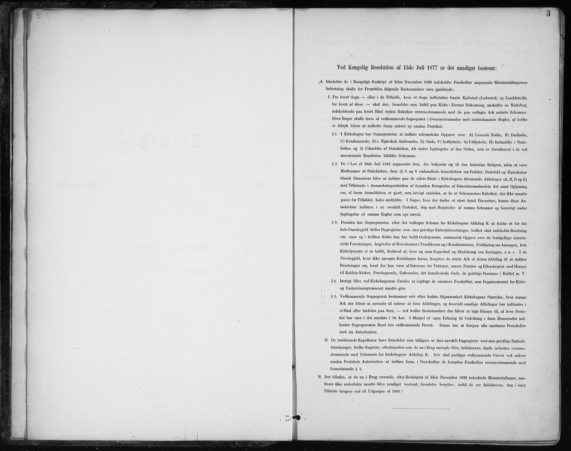 Johanneskirken sokneprestembete, AV/SAB-A-76001/H/Haa/L0008: Ministerialbok nr. C 1, 1885-1907, s. 3