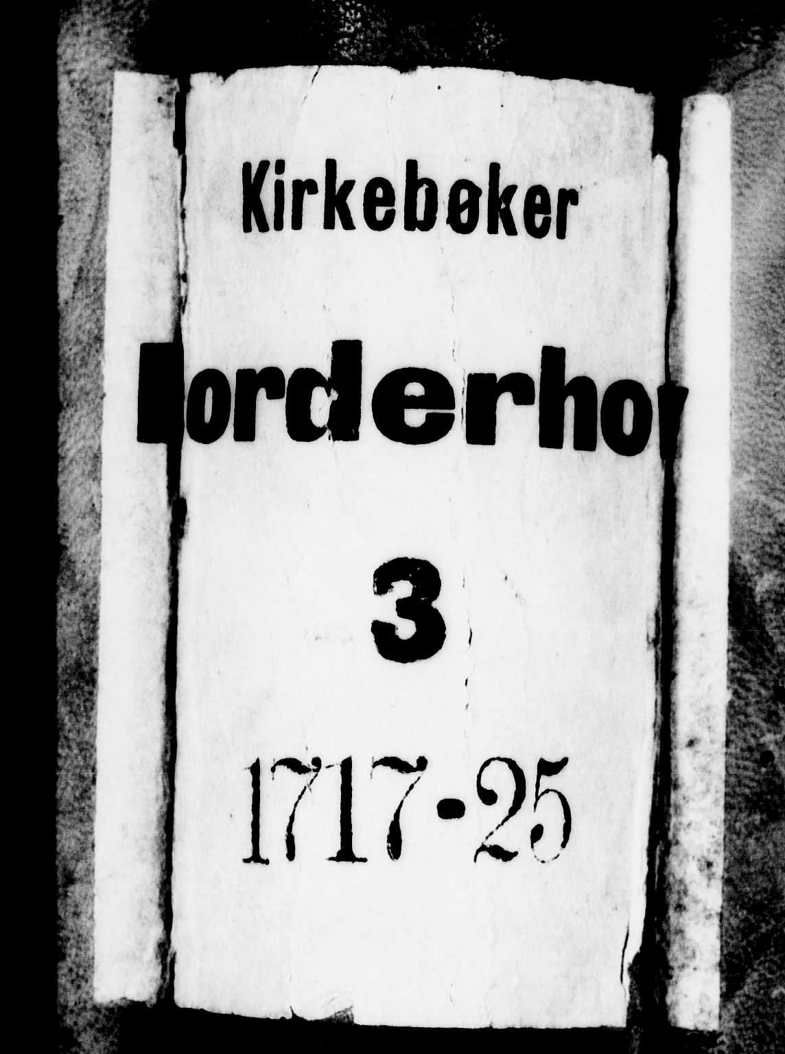 Norderhov kirkebøker, AV/SAKO-A-237/G/Ga/L0001: Klokkerbok nr. I 1, 1717-1725