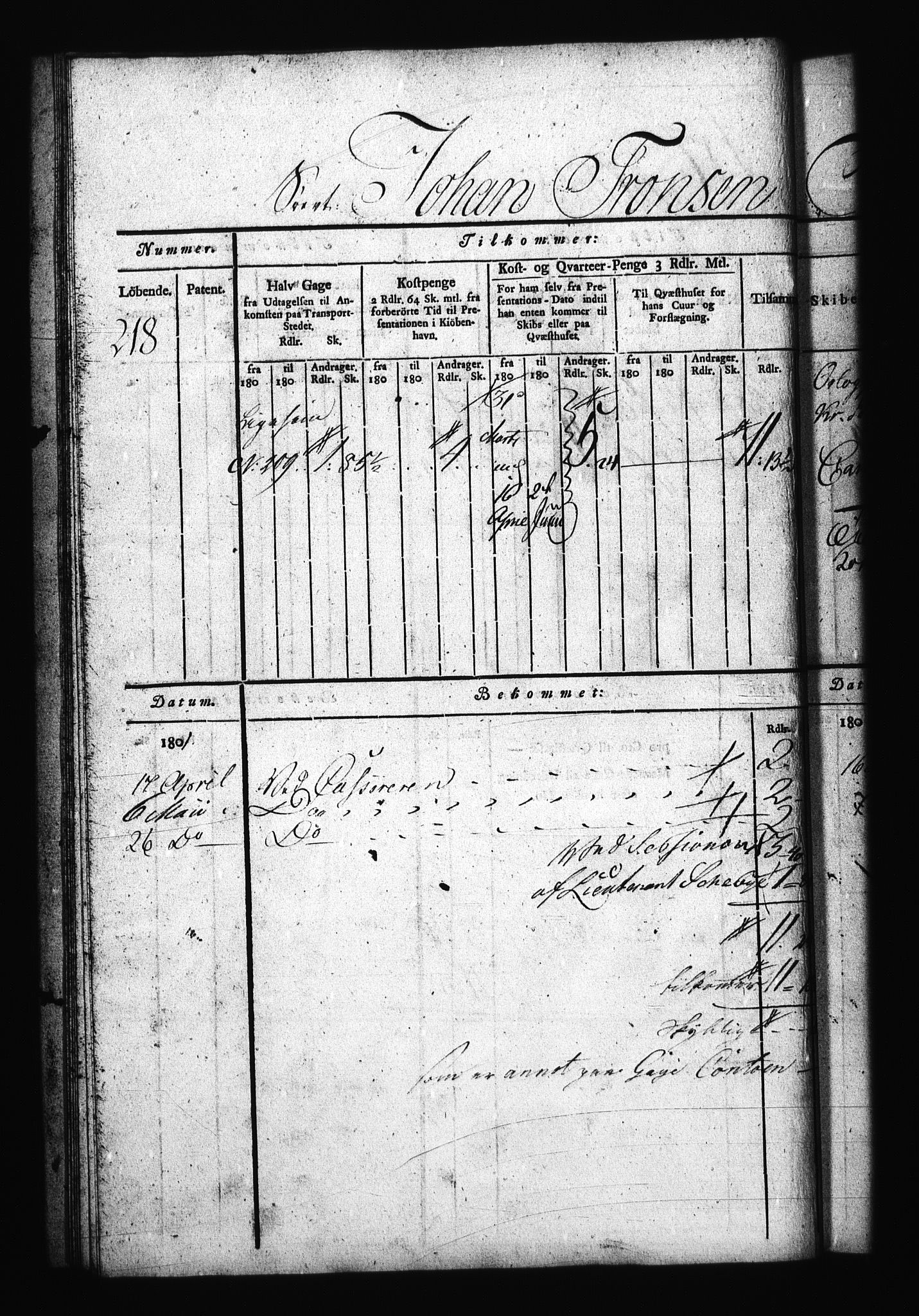 Sjøetaten, AV/RA-EA-3110/F/L0326: Trondheim distrikt, bind 3, 1801