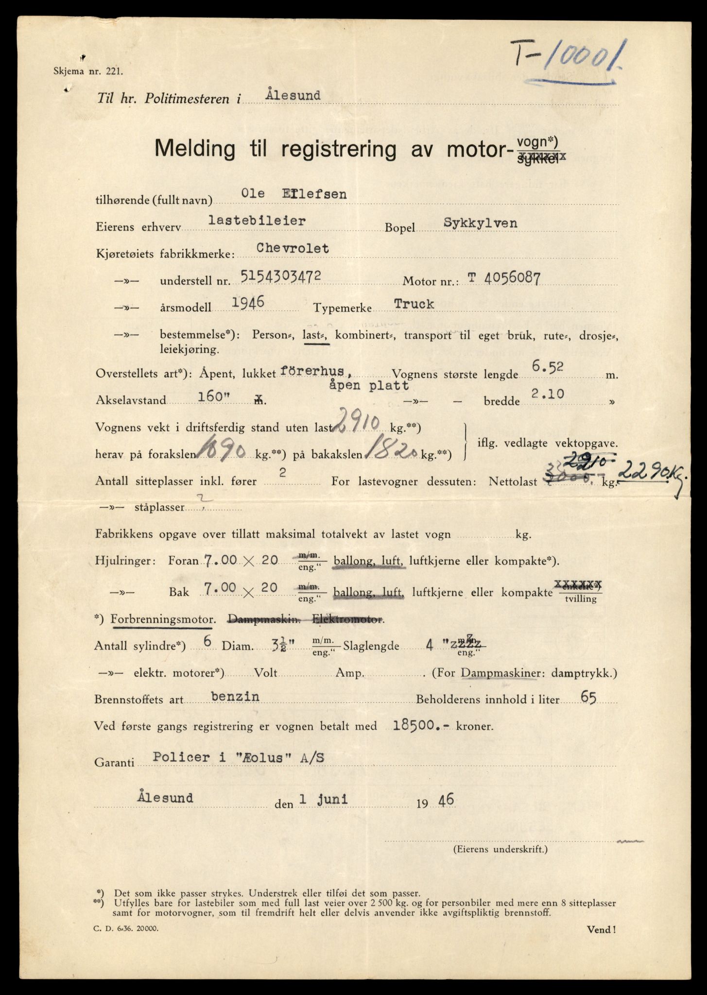 Møre og Romsdal vegkontor - Ålesund trafikkstasjon, AV/SAT-A-4099/F/Fe/L0034: Registreringskort for kjøretøy T 12500 - T 12652, 1927-1998, s. 1128