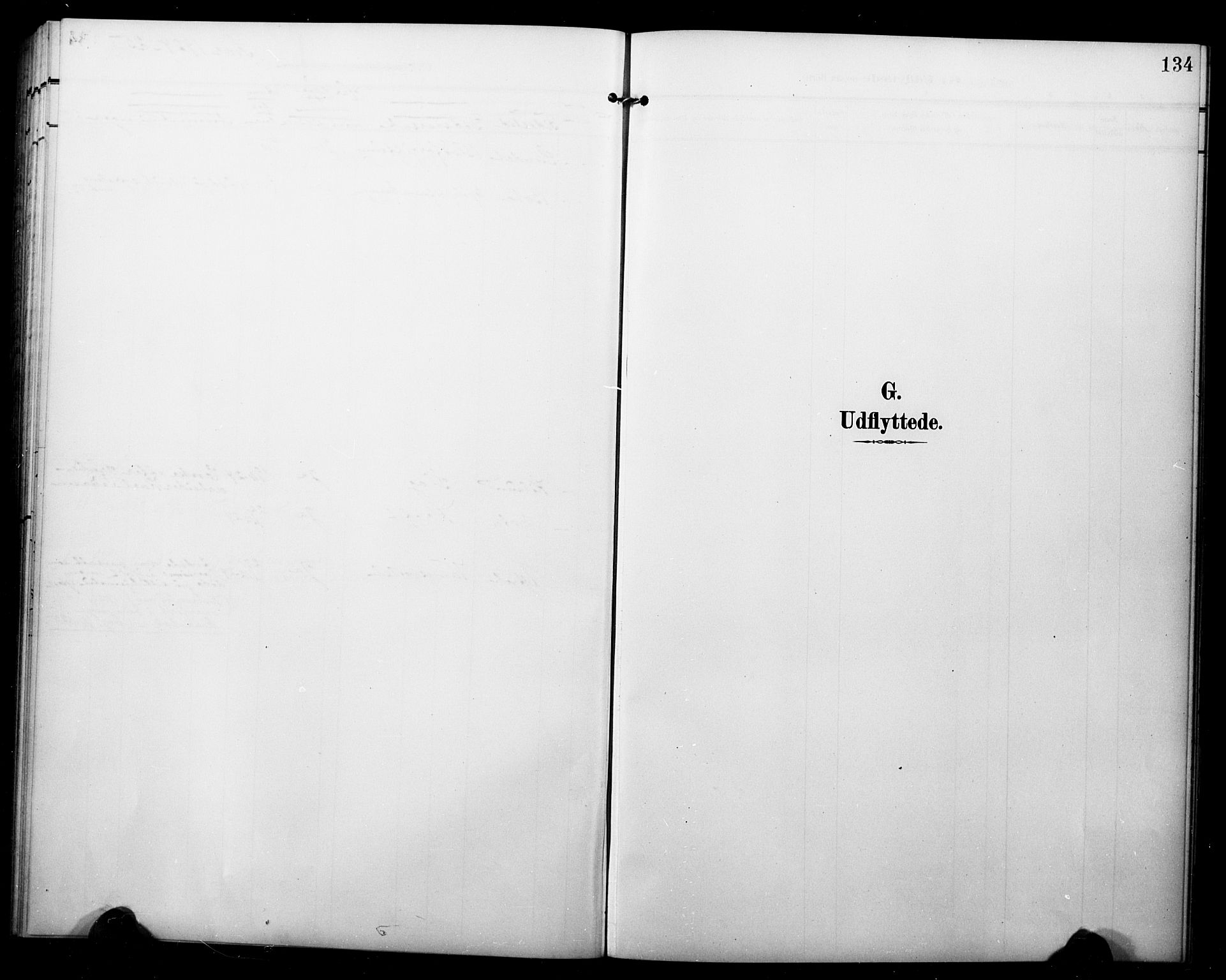 Dypvåg sokneprestkontor, SAK/1111-0007/F/Fb/Fbb/L0005: Klokkerbok nr. B 5, 1905-1924, s. 134