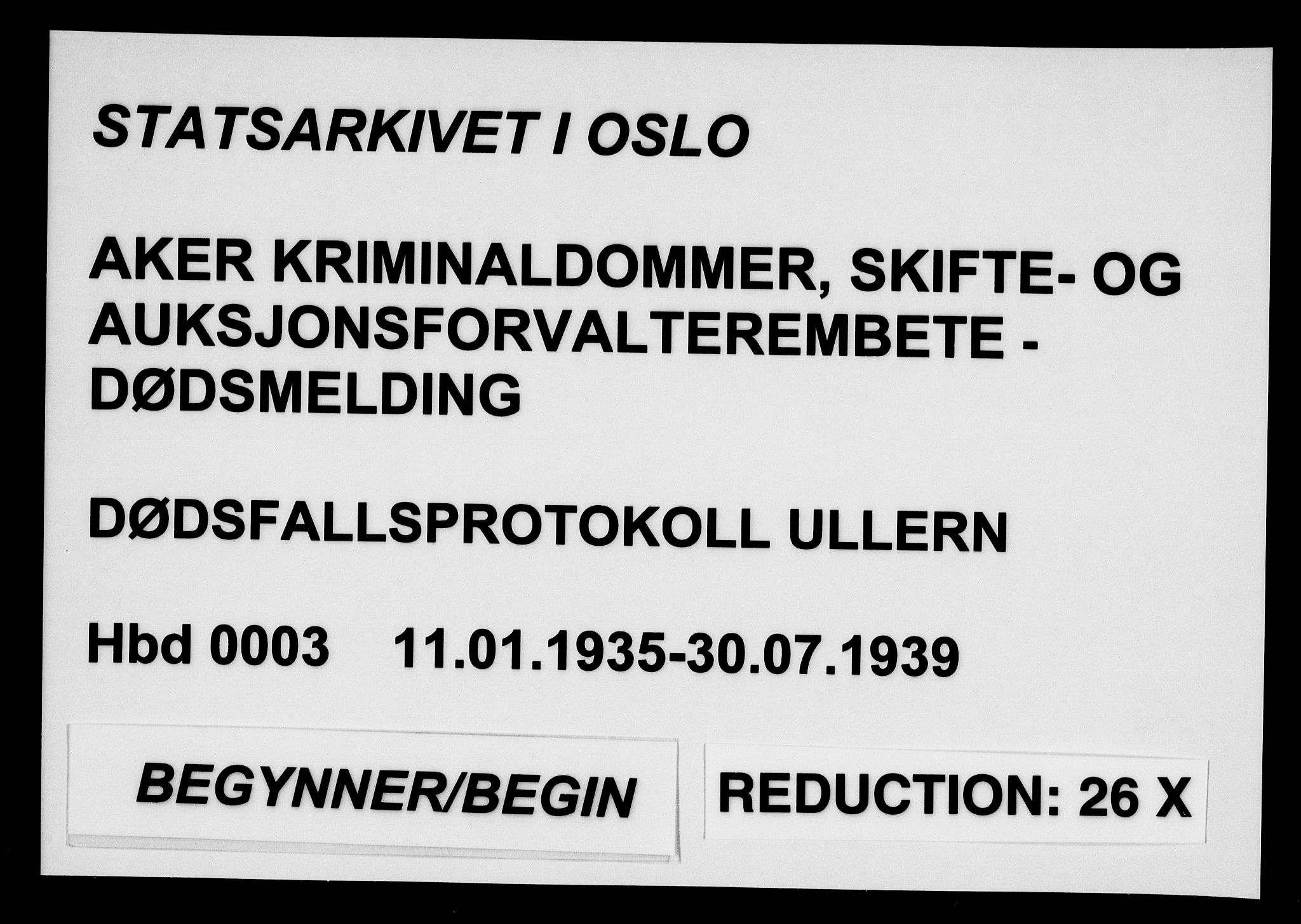 Aker kriminaldommer, skifte- og auksjonsforvalterembete, SAO/A-10452/H/Hb/Hba/Hbae/L0003: Dødsfallsprotokoll for Ullern, 1935-1939