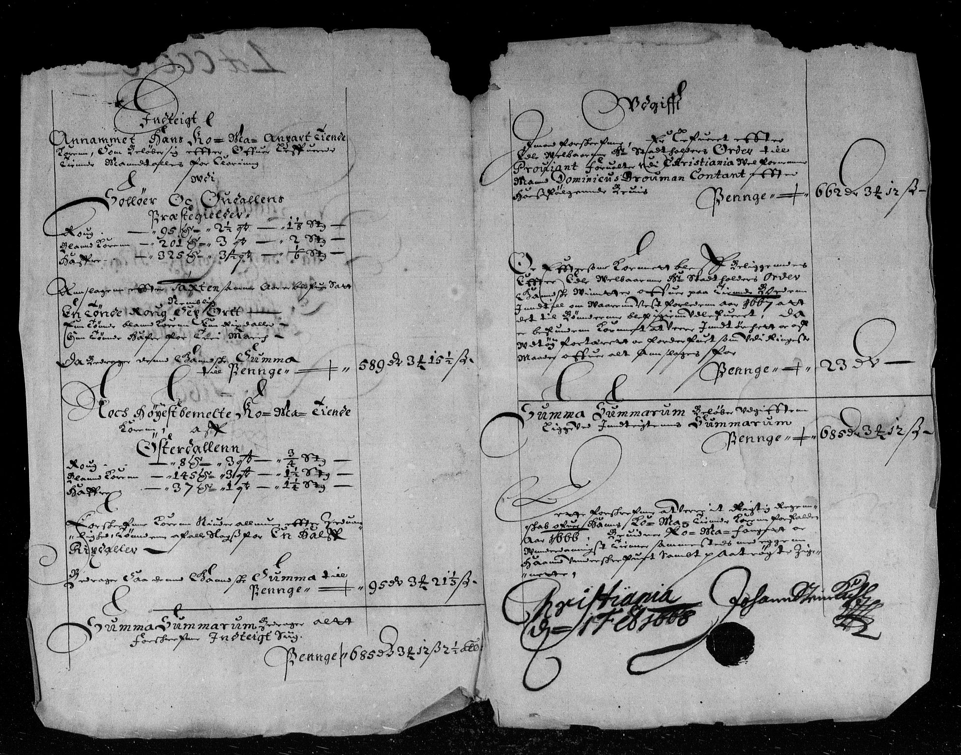 Rentekammeret inntil 1814, Reviderte regnskaper, Stiftamtstueregnskaper, Landkommissariatet på Akershus og Akershus stiftamt, AV/RA-EA-5869/R/Rb/L0041: Akershus stiftamt, 1666