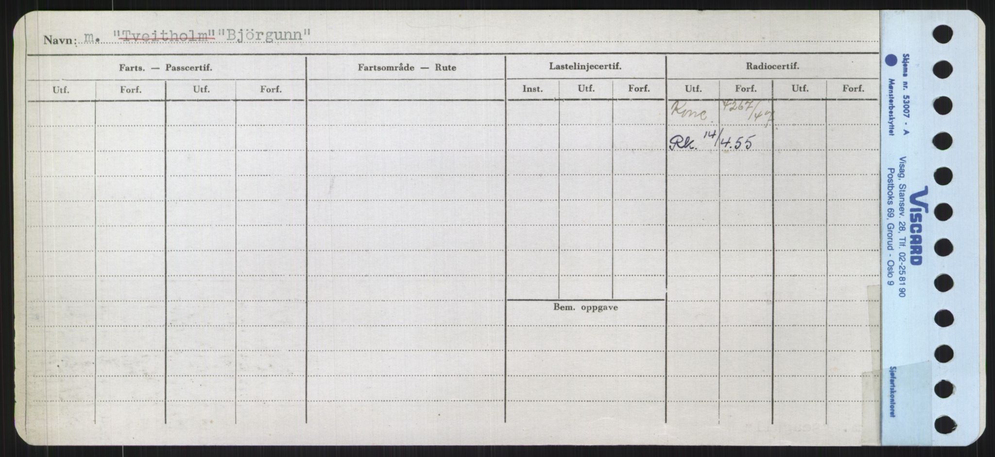 Sjøfartsdirektoratet med forløpere, Skipsmålingen, RA/S-1627/H/Ha/L0001/0002: Fartøy, A-Eig / Fartøy Bjør-Eig, s. 4