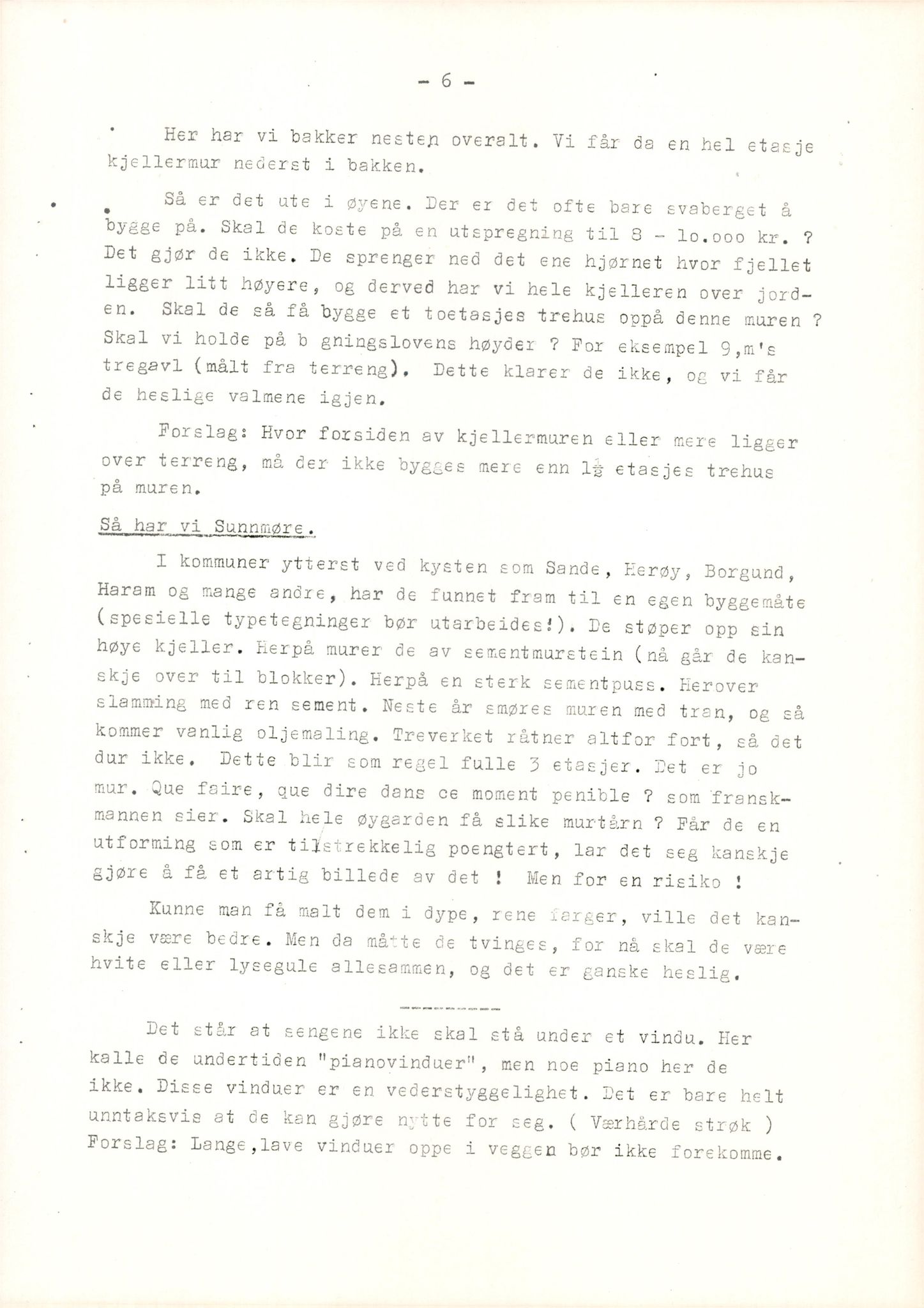 Finnmarkskontorets presse- og opplysningsarkiv , FMFB/A-1198/E/L0005/0001/0003: 3. Gjenreinisng / Bygg og brakker, lagerhus, bolighus og forhold