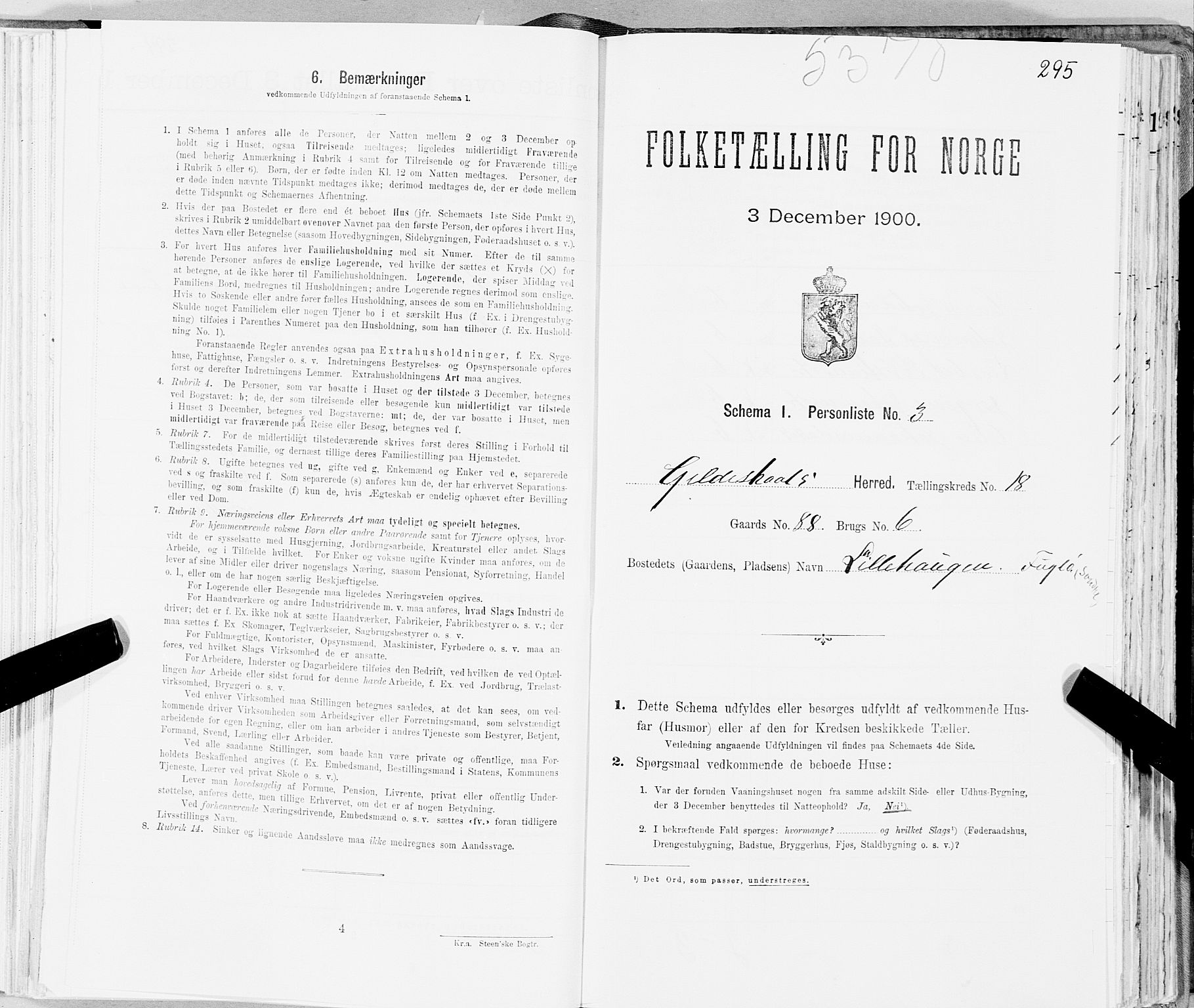 SAT, Folketelling 1900 for 1838 Gildeskål herred, 1900, s. 1805