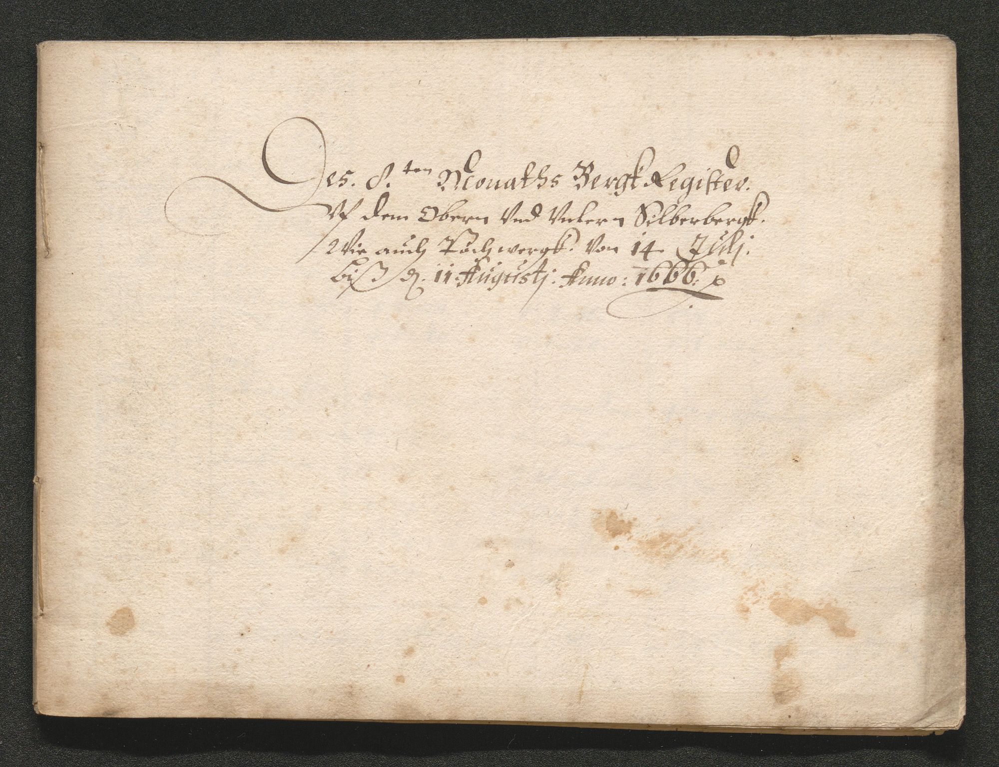 Kongsberg Sølvverk 1623-1816, SAKO/EA-3135/001/D/Dc/Dcd/L0039: Utgiftsregnskap for gruver m.m., 1666, s. 645