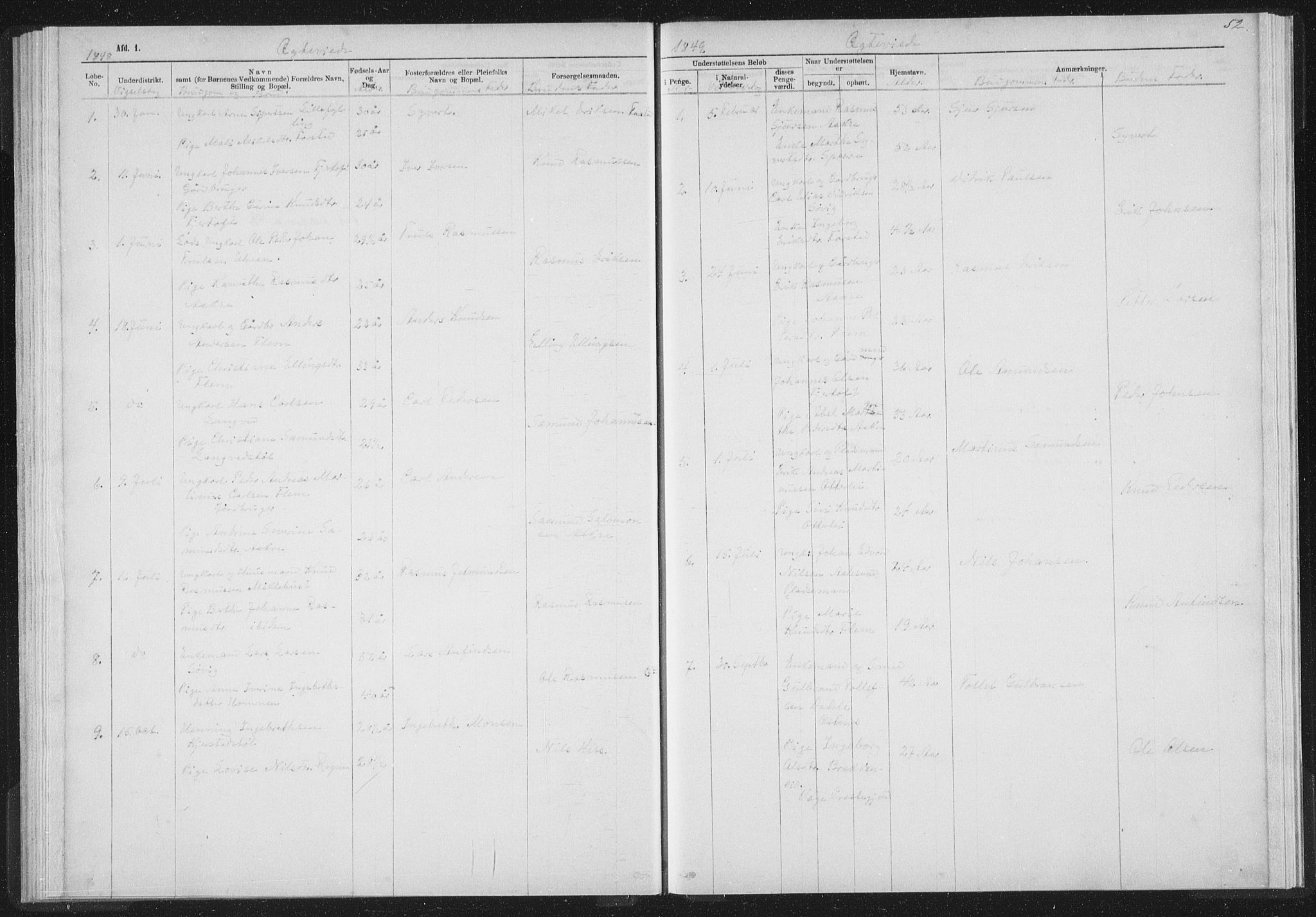 Ministerialprotokoller, klokkerbøker og fødselsregistre - Møre og Romsdal, AV/SAT-A-1454/536/L0514: Ministerialbok nr. 536D01, 1840-1875, s. 52