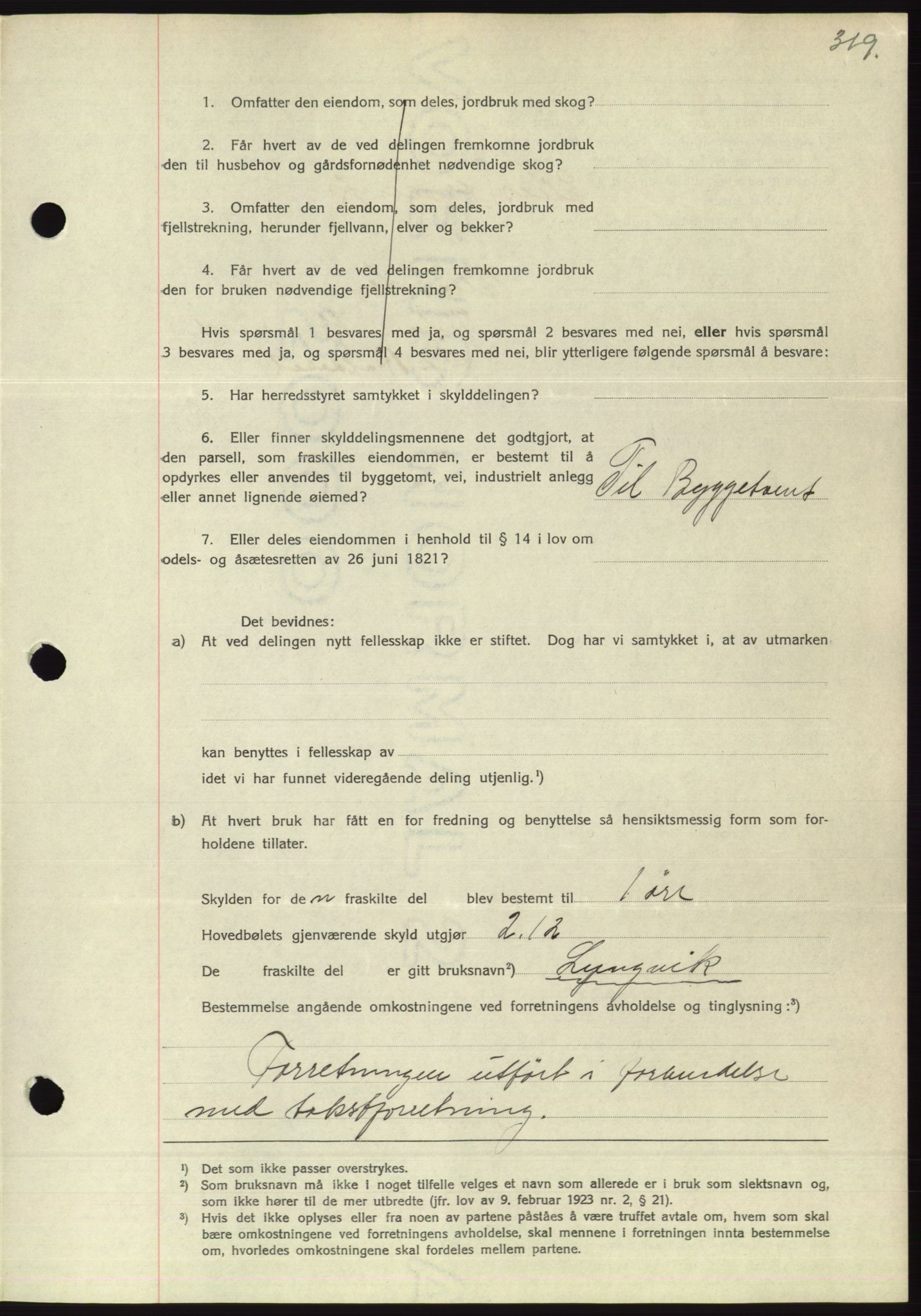 Søre Sunnmøre sorenskriveri, AV/SAT-A-4122/1/2/2C/L0063: Pantebok nr. 57, 1937-1937, Dagboknr: 953/1937