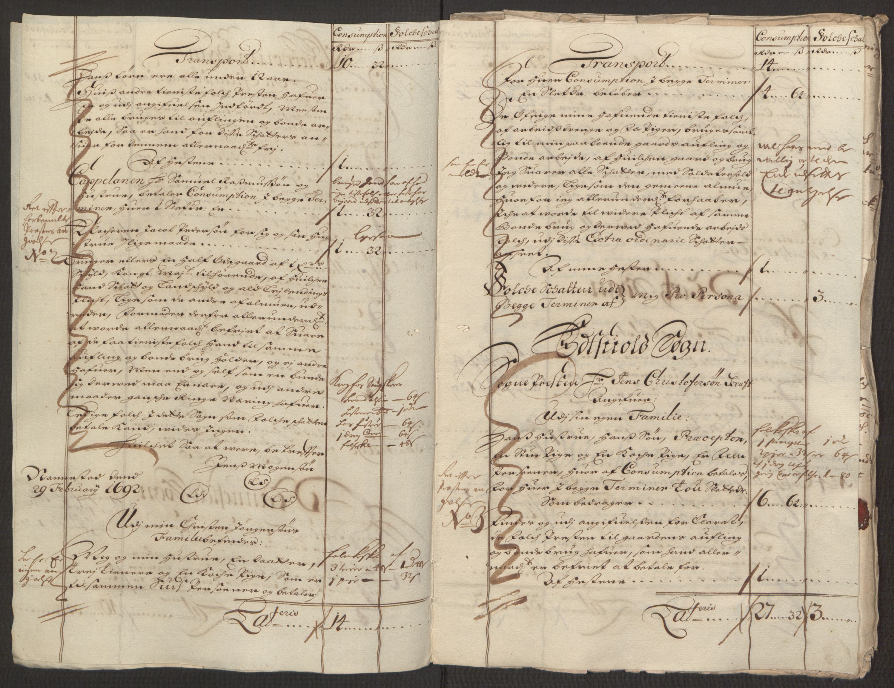 Rentekammeret inntil 1814, Reviderte regnskaper, Fogderegnskap, RA/EA-4092/R12/L0704: Fogderegnskap Øvre Romerike, 1692, s. 236