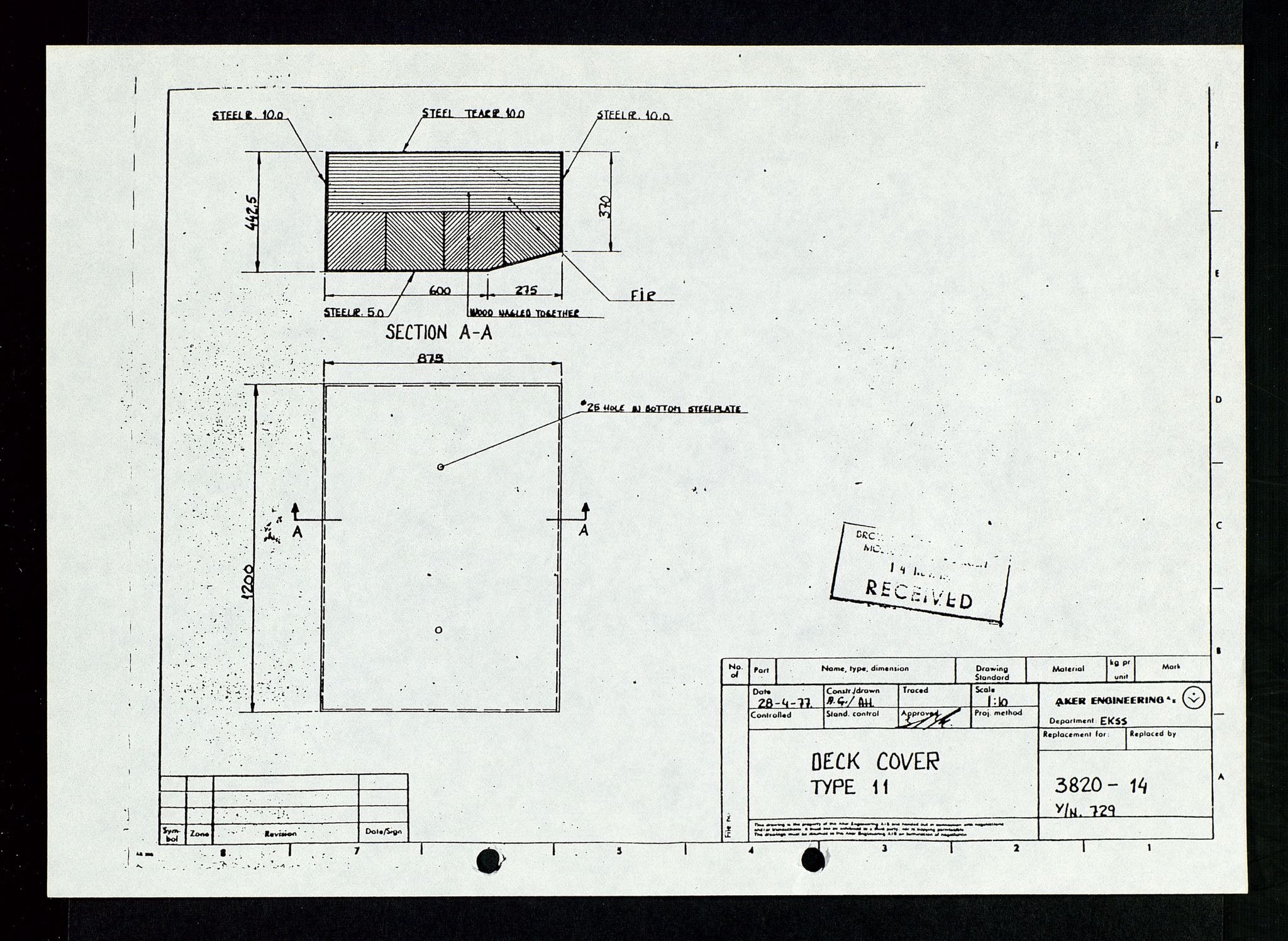 Pa 1339 - Statoil ASA, AV/SAST-A-101656/0001/D/Dm/L0348: Gravitasjonsplattform betong, 1975-1978, s. 292