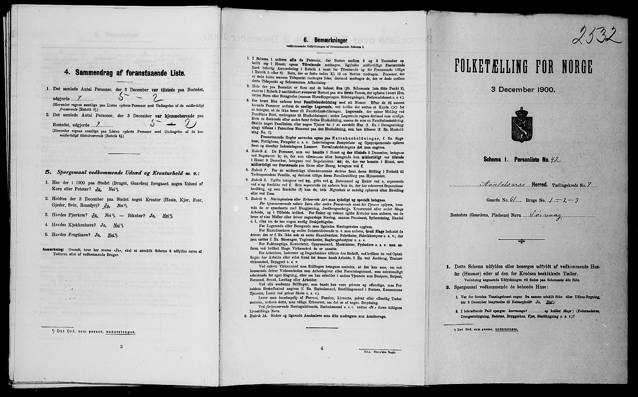 SAST, Folketelling 1900 for 1147 Avaldsnes herred, 1900, s. 1560