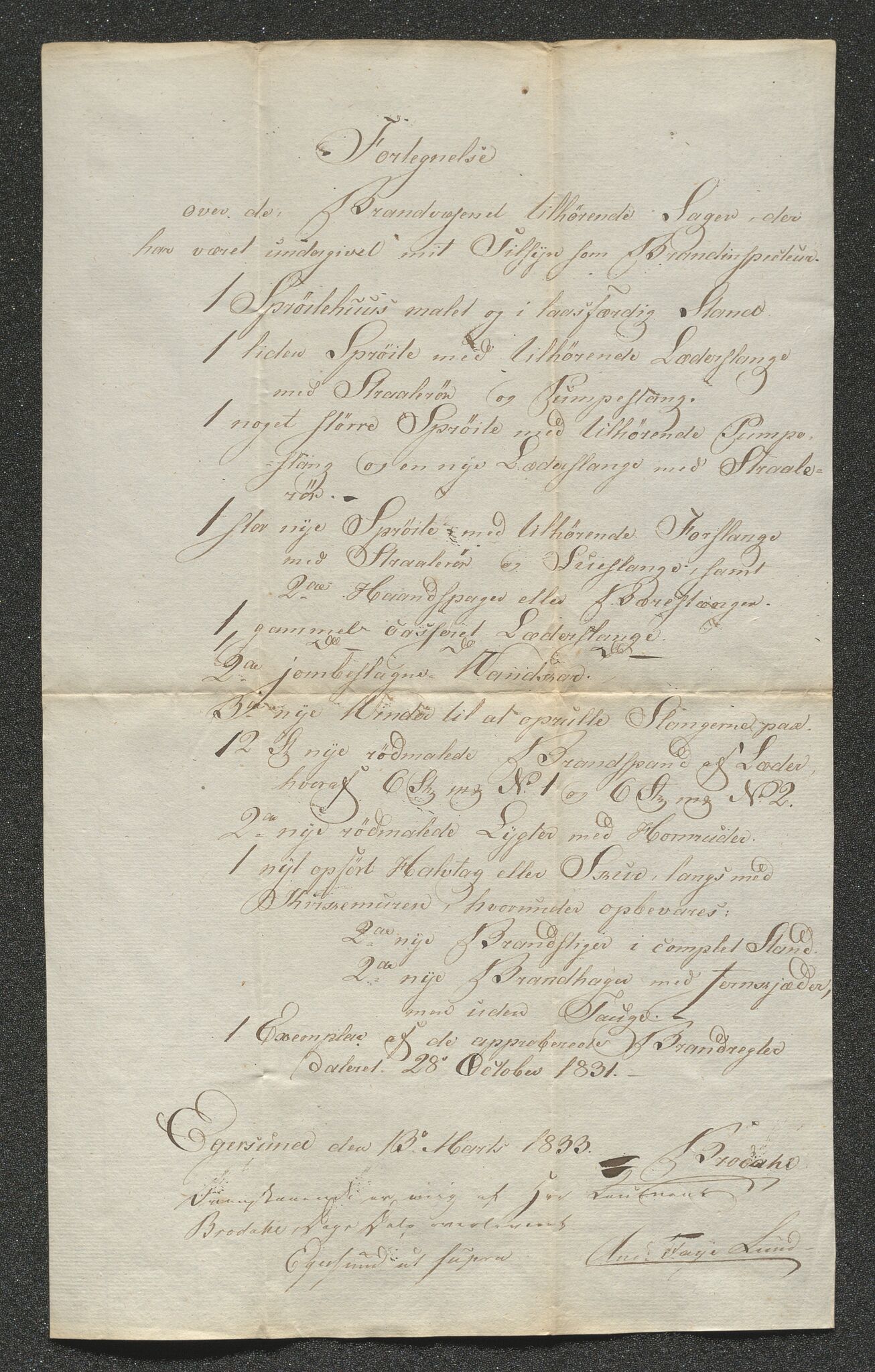Egersund tollstasjon, AV/SAST-A-101503/01/O/L0219: Diverse, 1813-1865, s. 116