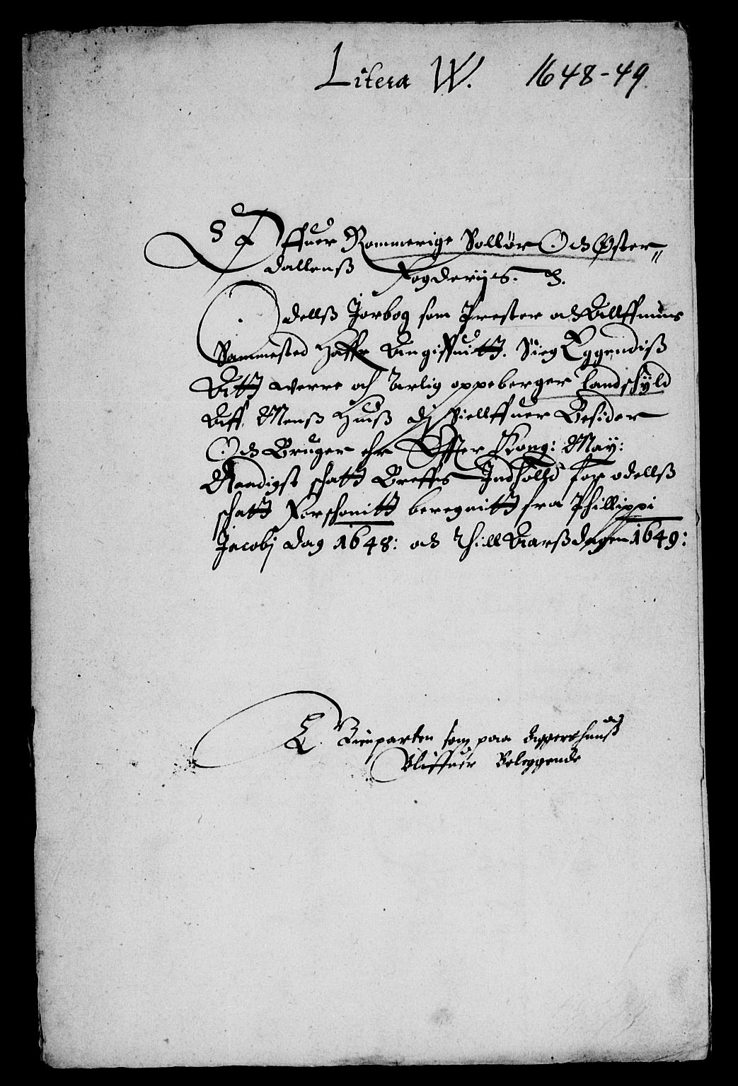 Rentekammeret inntil 1814, Reviderte regnskaper, Lensregnskaper, RA/EA-5023/R/Rb/Rba/L0196: Akershus len, 1648-1649