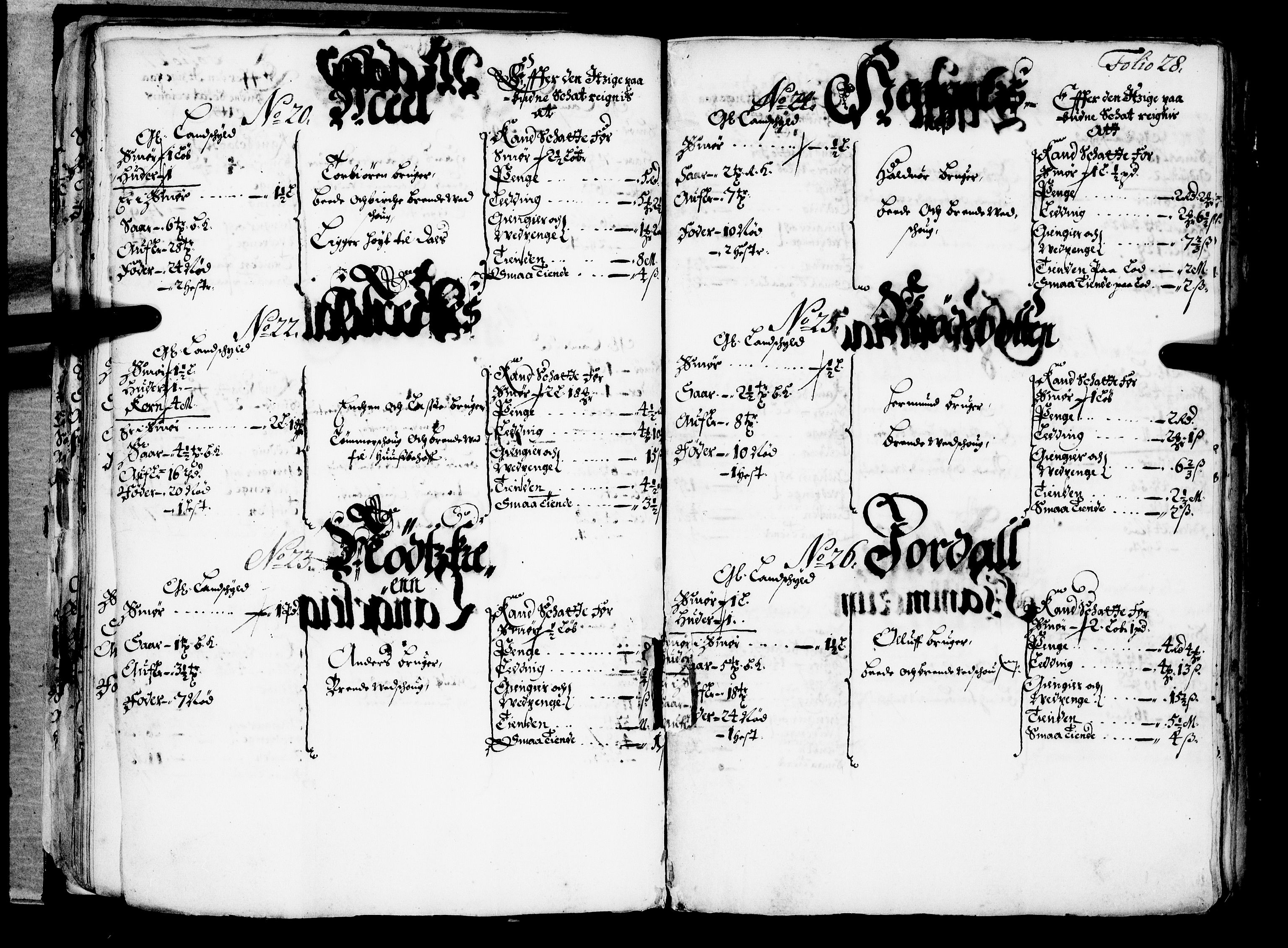 Rentekammeret inntil 1814, Realistisk ordnet avdeling, AV/RA-EA-4070/N/Nb/Nba/L0042: Ytre Sogn fogderi, 1667, s. 27b-28a